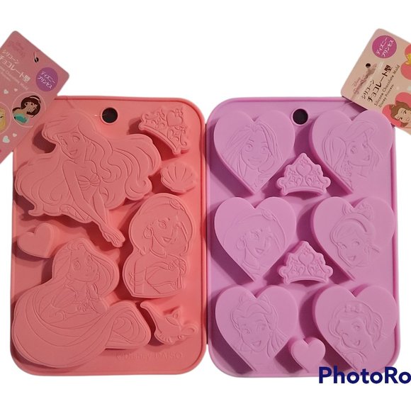 Disney Kitchen Disneys Princesses Silicone Candychocolate Molds